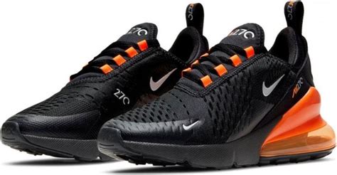 nike 270 zwart oranje|nike air max 270 black orange.